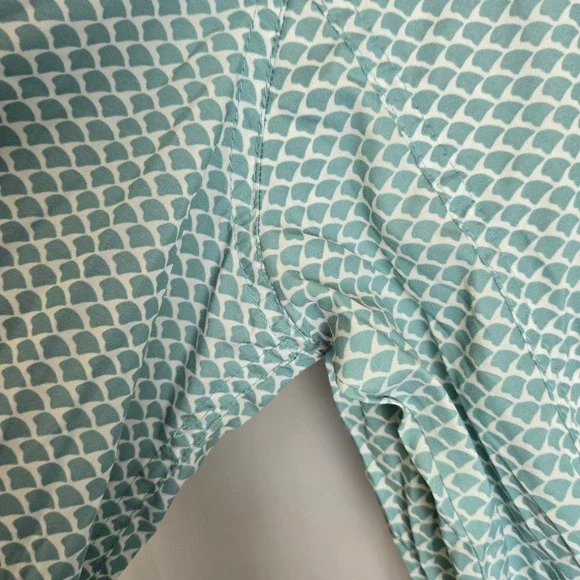 L. L. Bean Western Snap Front Long Sleeve Shirt, Coastal Cowgirl, Blue/White, L - Picture 9 of 16